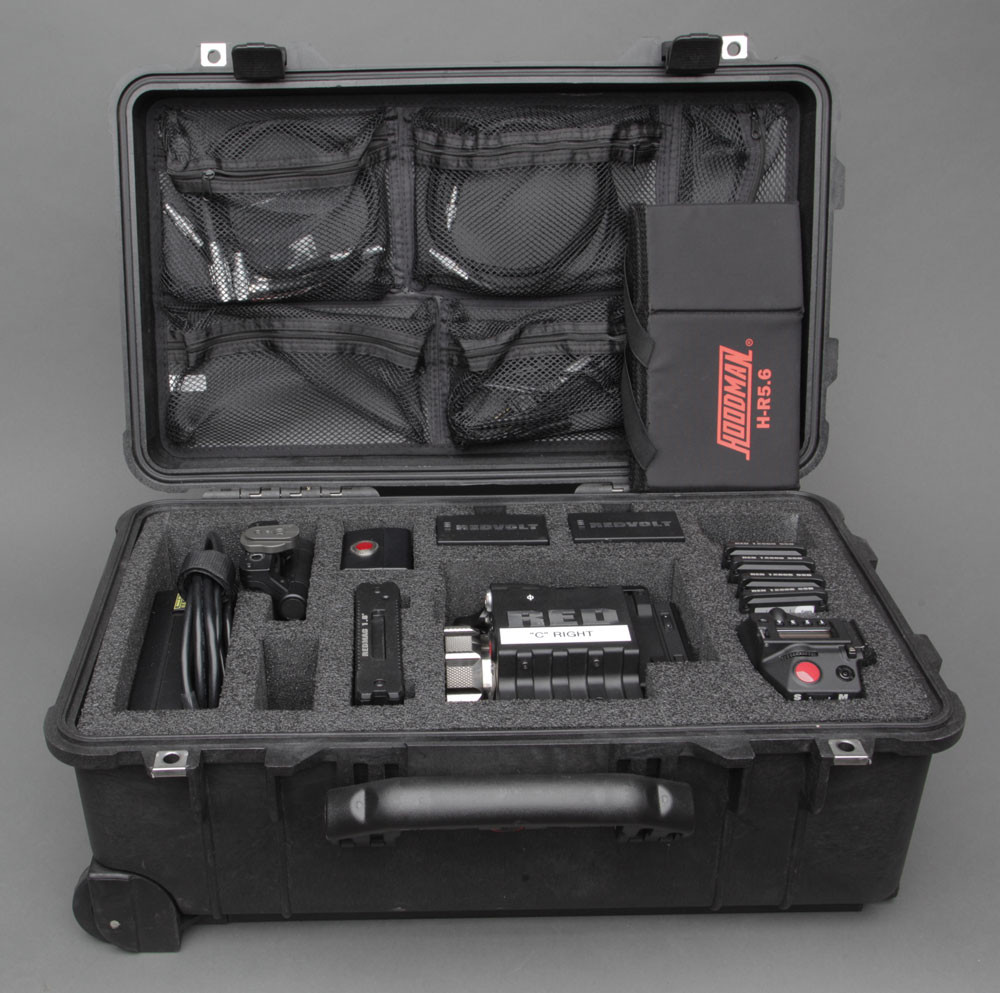 Red Digital Epic Camera Carry On Case with wheels