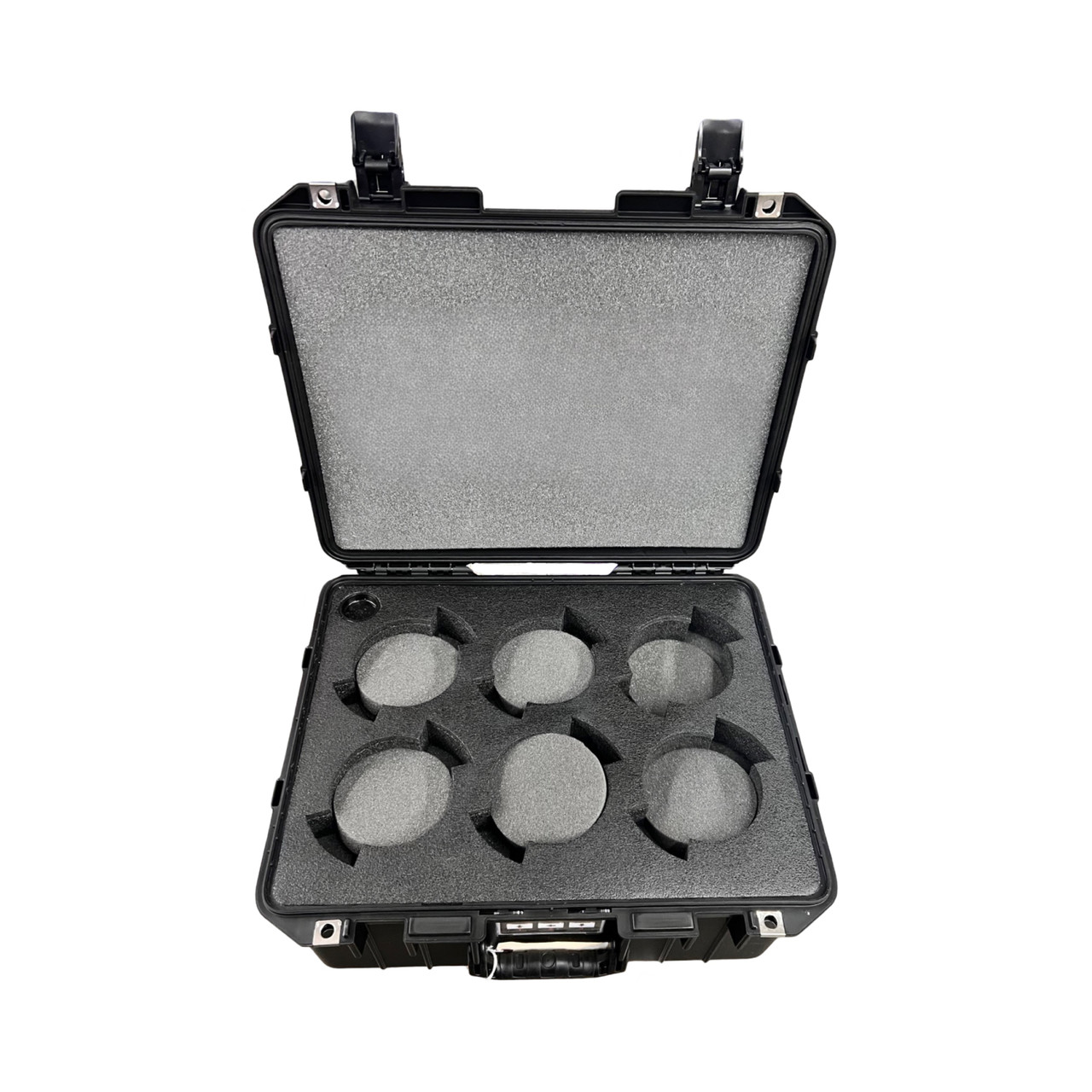 Geckocam Stealth rehoused lenses 6 hole in pelican 1557