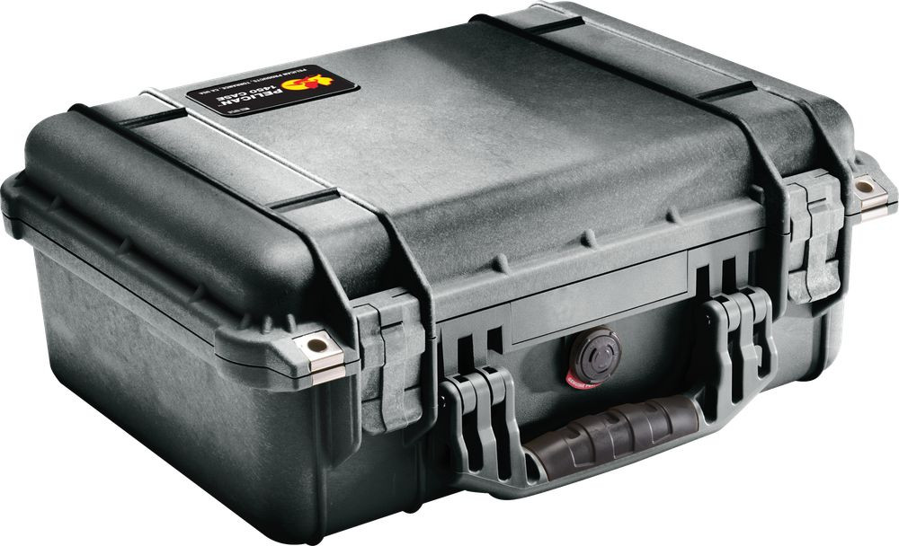 Pelican Watertight Protector 1450ケース Pelican 1450 Protector Case — No Foam (Black) | Innerspace Cases