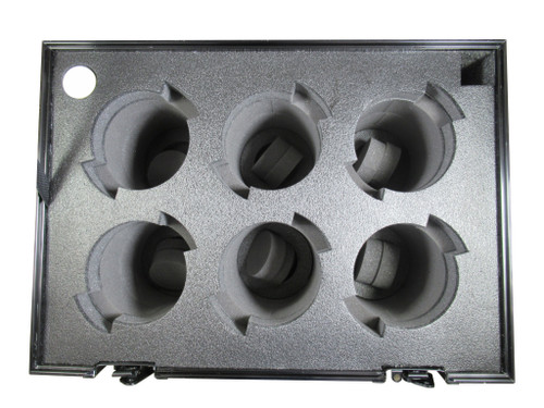 ARRI Signature Primes Set of (6). 18mm-125mm - Cine Prime Lens Custom ATA Shipping Case for cinema lens — with fitted foam
