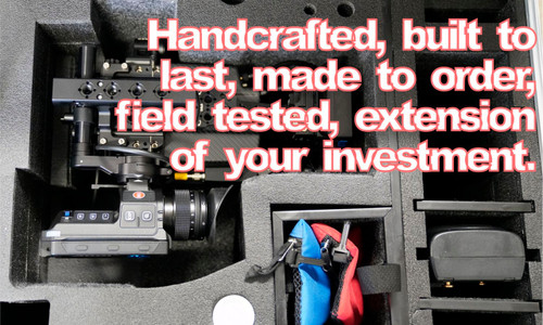 ARRI ALEXA Mini LF Package for Keslow Camera - Large Format Custom ATA Shipping Case for cinema camera — with fitted foam