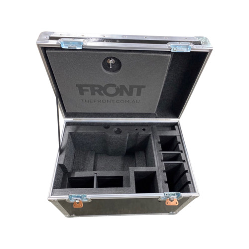 Sony FX9 Camera with wheels Custom ATA Shipping Case for cinema camera — with fitted foam