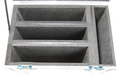 Litepanels LP-1x1 Lighting System 3 Compartment Shipping Case Interior View