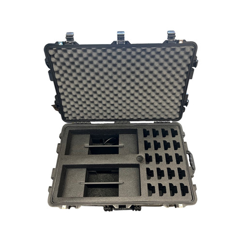 Custom ATA Shipping Case for battery and power system — with fitted foam