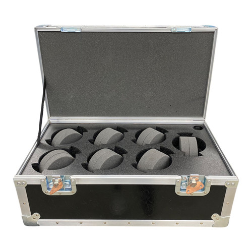ZERØ OPTIK Rehoused Olympus OM lenses with PL mounts (7-Slot vertical) - Cine Lens Custom ATA Shipping Case for cinema lens —