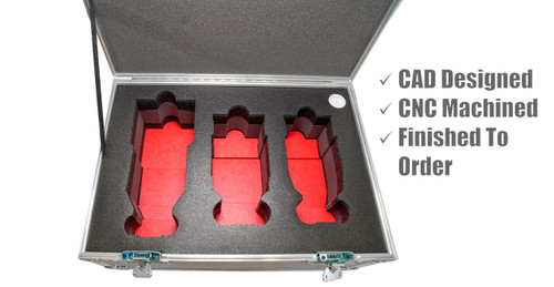 Pelican PRESTON SYSTEM (Handset 4)Foam insert - Pelican 1560 Custom Foam Insert for production support gear — with fitted foa
