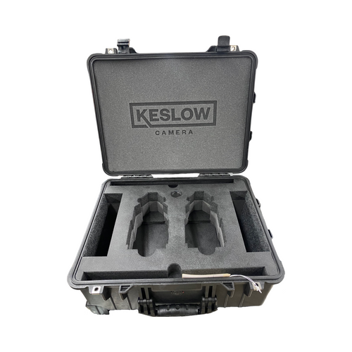 ARRI ARRIFLEX/ZEISS Master Anamorphic T1.9 (2-Slot) Custom ATA Shipping Case for cinema lens — with fitted foam