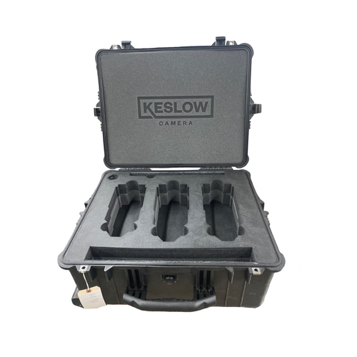 ARRI ARRIFLEX/ZEISS Master Anamorphic T1.9 (3-Slot) Custom ATA Shipping Case for cinema lens — with fitted foam