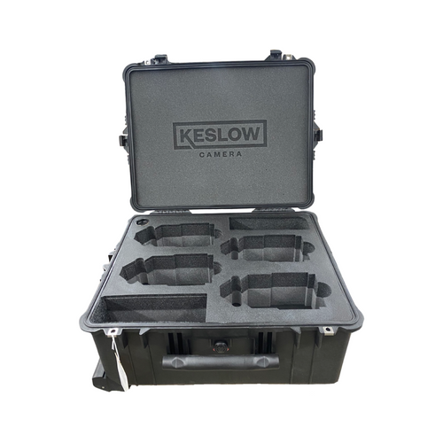 ARRI ARRIFLEX/ZEISS Master Anamorphic T1.9 (4-Slot) Custom ATA Shipping Case for cinema lens — with fitted foam