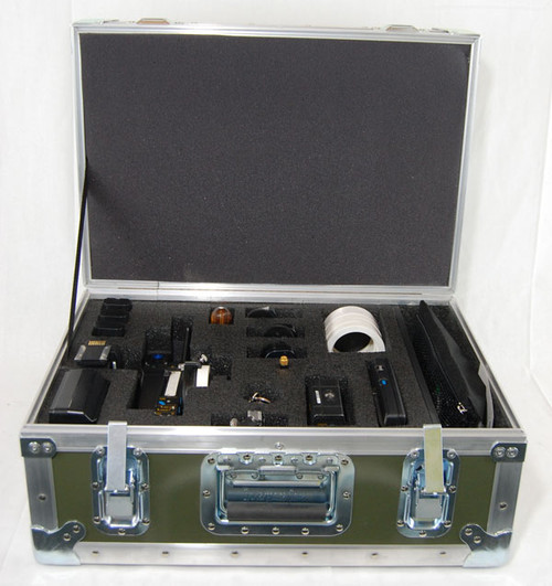 Custom ATA Shipping Case for cinema lens — interior view