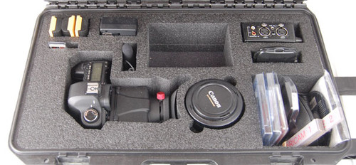 Canon EOS 5D FAA Approved Carry-On Custom ATA Shipping Case for cinema camera — with fitted foam