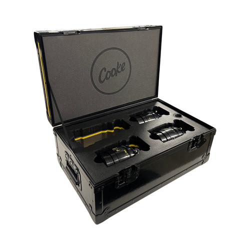 Cooke S8/I FULL FRAME PRIMES 18mm, 25mm, 32mm, 40mm - Cine Prime Lens Custom ATA Shipping Case for cinema lens — with fitted