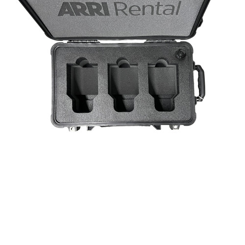 Cooke S4i lenses insert. Foam Insert for a Pelican 1510 designed to hold 3 lenses (horizontally)