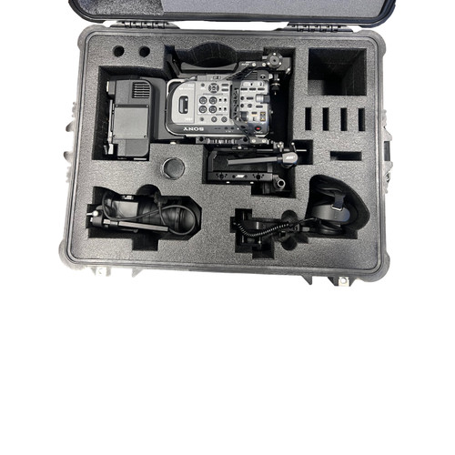 Sony Camera Sony Fx9 with Broadcast kit - Cine Lens Custom ATA Shipping Case for cinema lens — with fitted foam