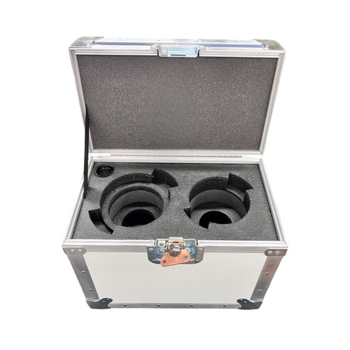 ZERØ OPTIK 2-hole 14mm FD and one signature prime - Cine Prime Lens Custom ATA Shipping Case for cinema lens — with fitted fo