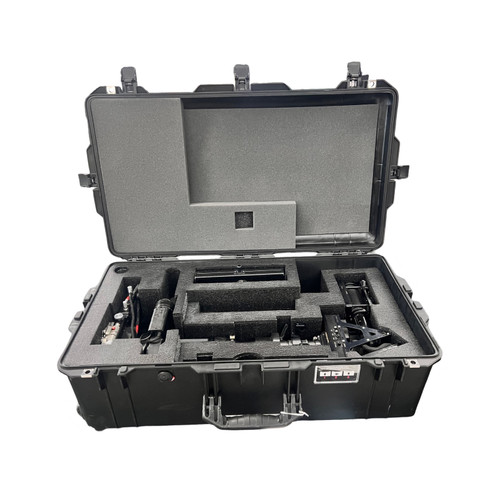 Pro Sled with with additional space for monitor and accessories in Pelican 1615