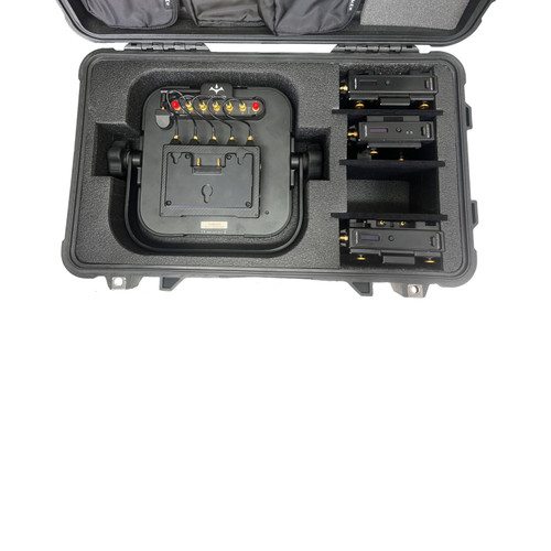 Teradek Array 4k Panel Antenna and 4k bolt - Pelican 1510 Custom Foam Insert for professional equipment — with fitted foam