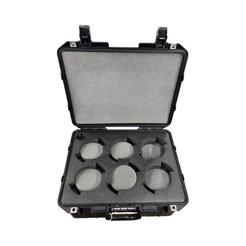 Geckocam Stealth rehoused lenses 6 hole in pelican 1557