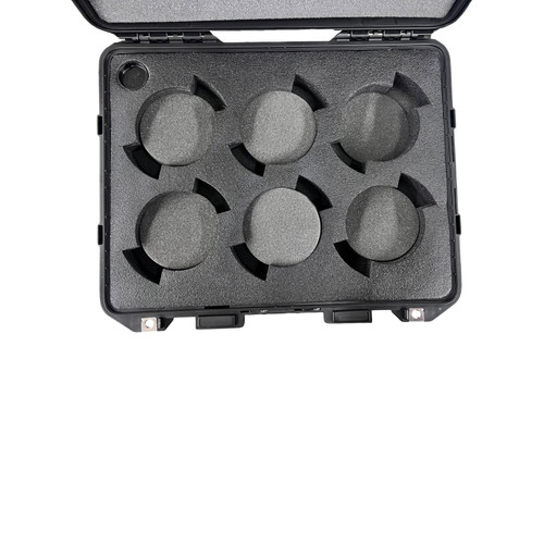 Geckocam Stealth rehoused lenses 6 hole in pelican 1557
