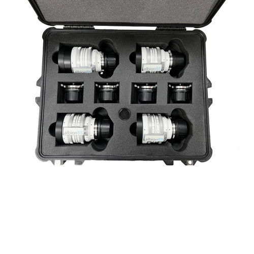 Pelican Richard Gale Optics Albion 65 40mm, 60mm 85mm and 130mm - Pelican 1610 Custom Foam Insert for cinema lens — with fitt