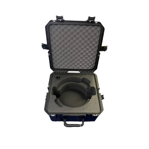 SKB Domed or TS Helical Antenna in SKB iSeries 1717-16 Custom Foam Insert for production support gear — with fitted foam