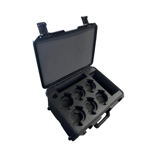 Cooke SP3 Full Frame Primes (6-Slot vertical) Custom Foam Insert for cinema lens — with fitted foam