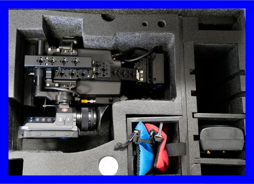 Blackmagic Design URSA Cine 12K LF Camera with EVF Kit and accessories - Large Format - Cine Lens Custom Foam Insert for cine