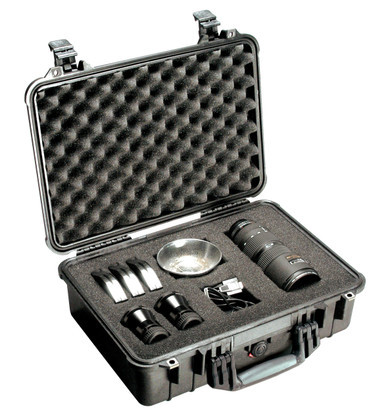 Pelican 1504 Protector Case — With Dividers, Black
