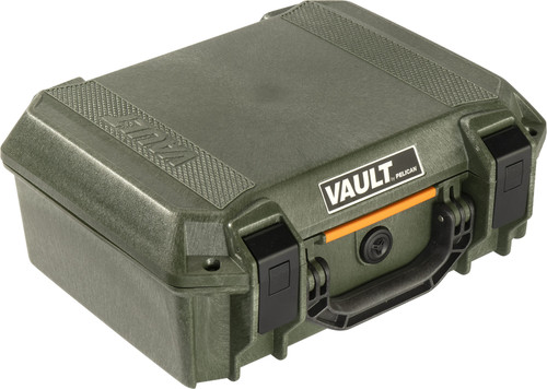 Pelican V200 Vault Medium Pistol Case — With Foam (Black)