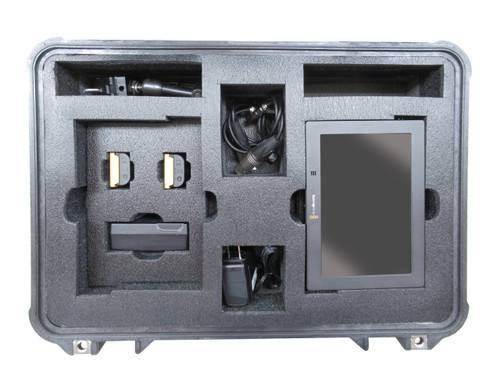 Representative Innerspace Video Assist build (Video Assist 4K build shown); the 12G HDR build is cut to the 7-inch or 5-inch chassis and your mount. Monitor not included.