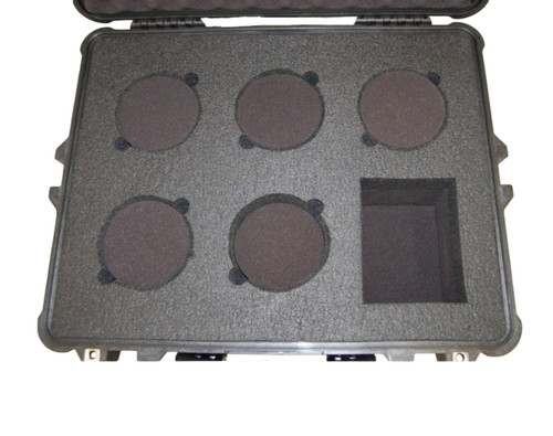 Cooke 5 Cooke Prime Lens plus AKS Waterproof Custom Case for cinema lens — with fitted foam