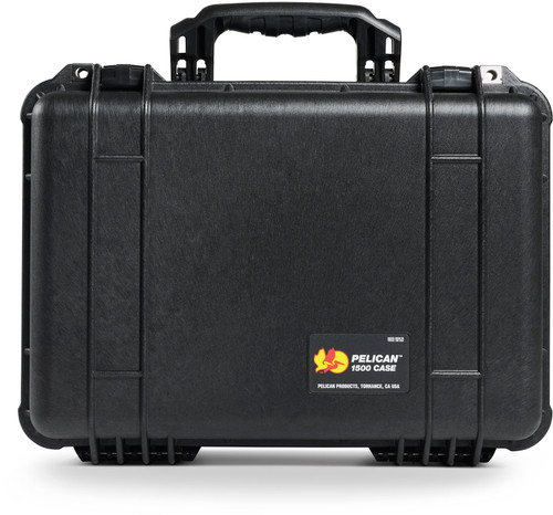 Pelican 1500 Protector Case — No Foam (Black)