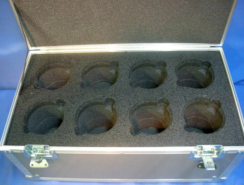 Cooke S4 Lens (8 Position) Custom ATA Shipping Case for cinema lens — with fitted foam