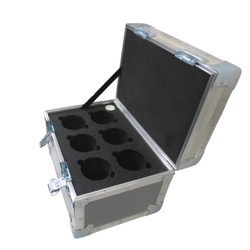 Zeiss High Speed T1.3 Lenses 6-Slot - Cine Lens Custom ATA Shipping Case for cinema lens — with fitted foam