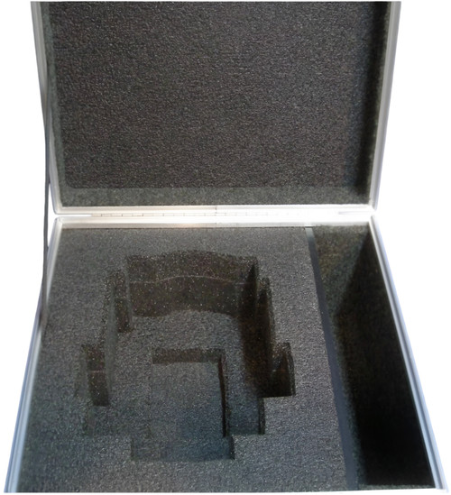 Custom ATA Shipping Case for cinema camera — interior view
