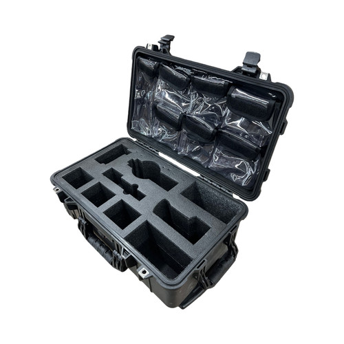 Pelican 1510 for Preston FIZ HU3 and Single Channel Hand Set Kit - Pelican 1510 Custom Foam Insert for production support gea