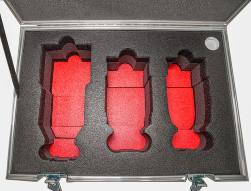 Cooke Anamorphic/i Primes 65mm, 75mm, 100mm Transport Custom ATA Shipping Case for cinema lens — with fitted foam