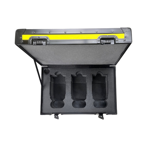 Cooke Anamorphic /i 25mm + 32mm 2-Slot Custom ATA Shipping Case for cinema lens — interior view