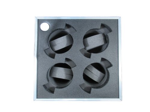 Cooke S7/i Full Frame Plus Primes T2.0 (4 Vertical) - Cine Prime Lens Custom ATA Shipping Case for cinema lens — with fitted