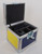 IDX Quick Charger VL-4S with 2 IDX Batteries Custom ATA Shipping Case for battery and power system — closed and latched