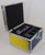 IDX Quick Charger VL-4S with 4 IDX Batteries Shipping Case Side View