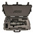 ARRI SIGNATURE ZOOM 65-300mm Extender, Dovetail, Rods and AKS Custom ATA Shipping Case for cinema lens — closed and latched