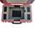 Custom ATA Shipping Case for battery and power system — interior view