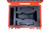 Pelican Collimator custom foam insert with AKS - Pelican 1450 Custom Foam Insert for professional equipment — interior view
