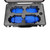 Zeiss Supreme 4-hole 135mm plus 3 95mm fronts - Pelican 1535 Custom Foam Insert for cinema lens — interior view