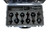 Pelican 6 headphones, 1 battery and charger - Pelican 1555 Custom Foam Insert for battery and power system — lid hardware det
