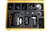 Preston FIZ HU3 and Single Channel Custom ATA Shipping Case for production support gear — interior view