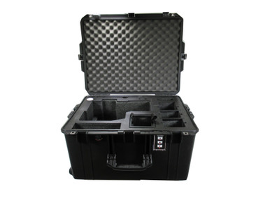 Open Pelican case with custom-cut foam for the ARRI ALEXA Mini LF