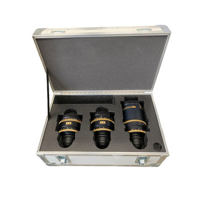 TECHNOVISION 40, 50, 75MM T2.2 1.5X ANAMORPHIC FULL FRAME (3-Slot Horizontal) case