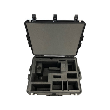 Open Pelican case with custom-cut foam for the ARRI ALEXA 35